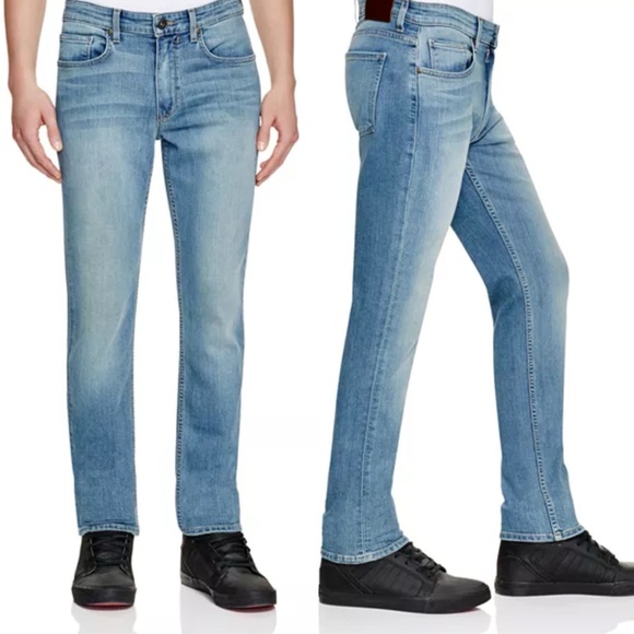 Paige Transcend Lennox Slim Fit Jeans in Liam Light Wash - Picture 9 of 9